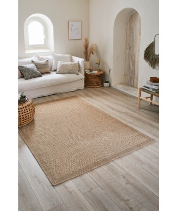 Tapis aspect Jute beige 200x290cm paiement sécurisé