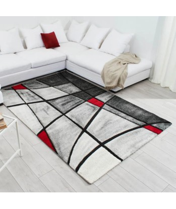 Tapis BRILLANCE rouge 200x290cm en ligne des produits 