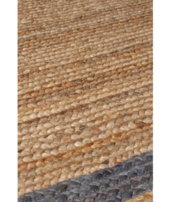 Tapis en jute Grace Naturel et gris 80x230cm offre 