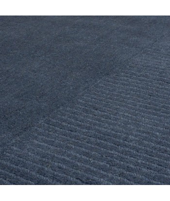 Tapis en laine Siena Bleu en linge