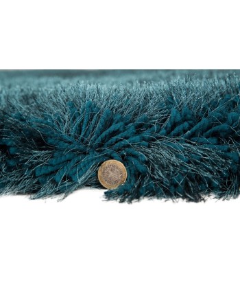 Tapis Shaggy vert canard ou a consommer sur place