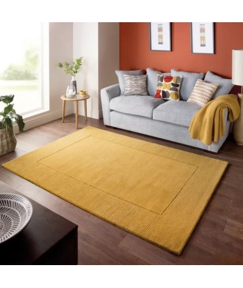 Tapis en laine Siena Jaune/Ocre de France