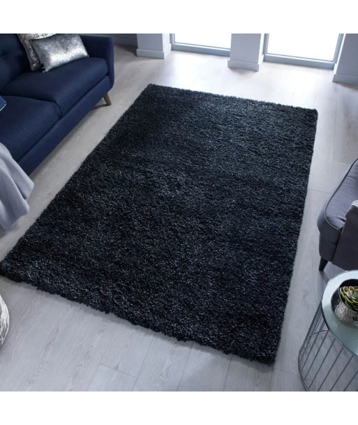 Tapis Shaggy Noir 160x230cm votre restaurant rapide dans 