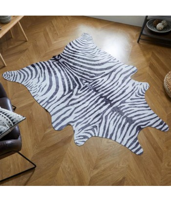 Tapis effet peau de Zebre À commander