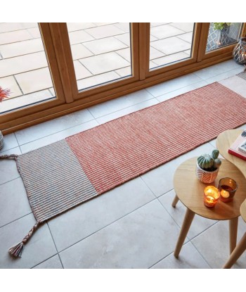 Tapis de couloir en laine avec franges 60x200cm le des métaux précieux