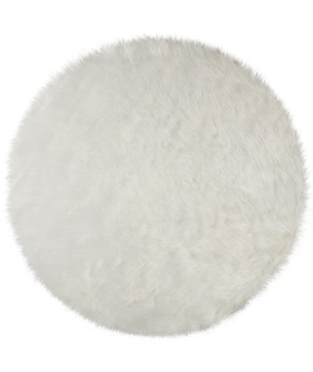 Tapis rond effet fourrure Bergen 120cm Jusqu'à 80% De Réduction