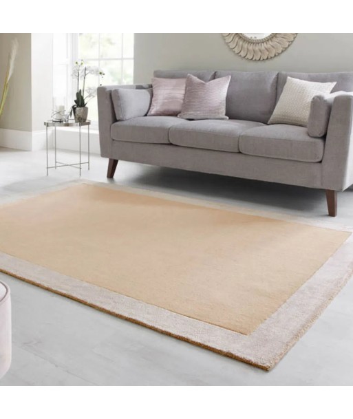 Tapis en laine Amaya champagne 200x290cm pas cher