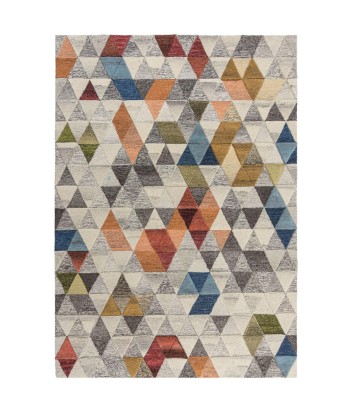 Tapis en laine Amari multicolore solde