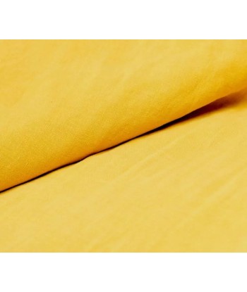 Housse de couette en lin 240x220cm Jaune Moutarde en stock