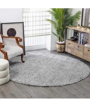 Tapis Shaggy rond Lilly Gris online