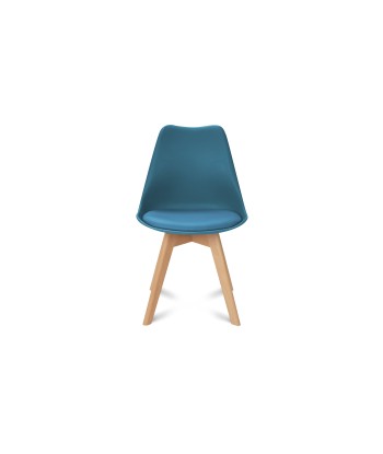 Lot de 2 chaises Suedia Bleu canard l'achat 