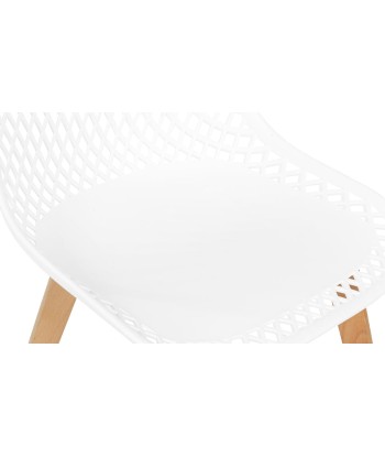 Lot de 6 chaises Maëlle blanc sur le site 