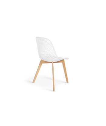 Lot de 6 chaises Maëlle blanc sur le site 