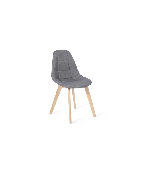 Lot de 4 chaises Gabriella gris clair Pour