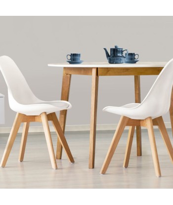 Lot de 2 chaises Suedia Blanc Jusqu'à 80% De Réduction