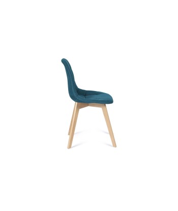 Lot de 4 chaises Gabriella Bleu canard ouvre sa boutique