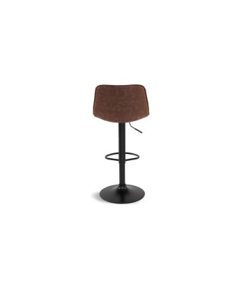 Lot de 2 tabourets Brooklyn marron Le MVP de beaucoup