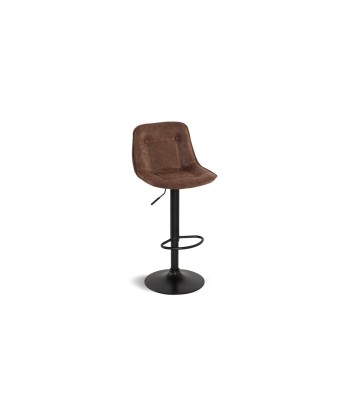 Lot de 2 tabourets Brooklyn marron Le MVP de beaucoup