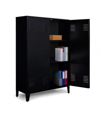 Armoire basse Storen noir Amélioration de cerveau avec