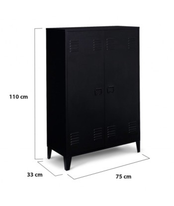 Armoire basse Storen noir Amélioration de cerveau avec