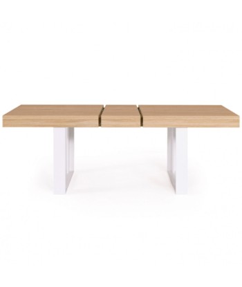 Table à manger extensible Brixton 160x200cm pieds Blanc offre 