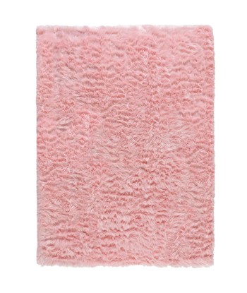 Tapis effet fourrure Rose 2023