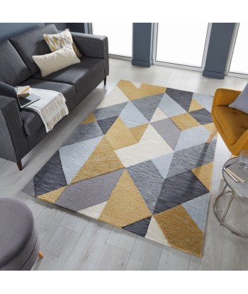 Tapis Zest Jaune/Ocre 120x170cm livraison et retour toujours gratuits