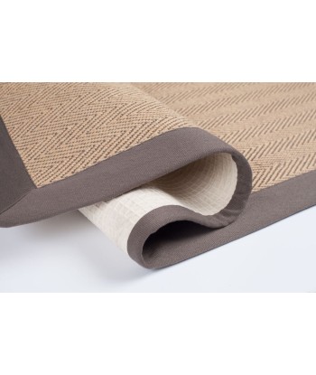 Tapis Jute Herringbone 120x170cm pas cher chine