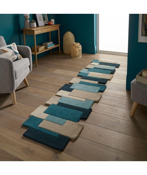 Tapis de couloir Collage 60x230cm de pas cher