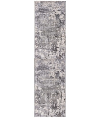 Tapis de couloir vintage Gris 80x300cm le concept de la Pate a emporter 