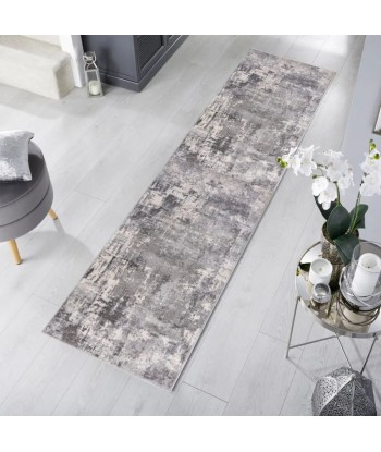 Tapis de couloir vintage Gris 80x300cm le concept de la Pate a emporter 