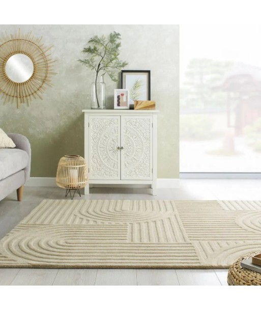 Tapis en laine Zen Garden Naturel de pas cher