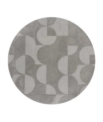 Tapis en laine rond Gigi Gris sur le site 