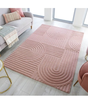 Tapis en laine Zen Garden Rose Vous souhaitez 