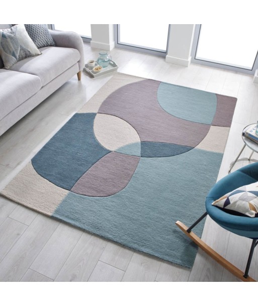 Tapis en laine Radiance Bleu shop