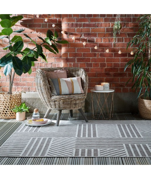 Tapis extérieur Blocks naturel pas chere