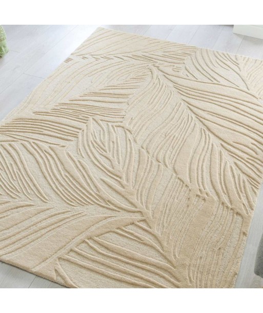 Tapis Lino Beige en laine le concept de la Pate a emporter 