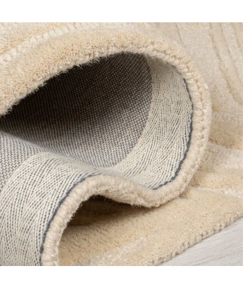 Tapis Lino Beige en laine le concept de la Pate a emporter 