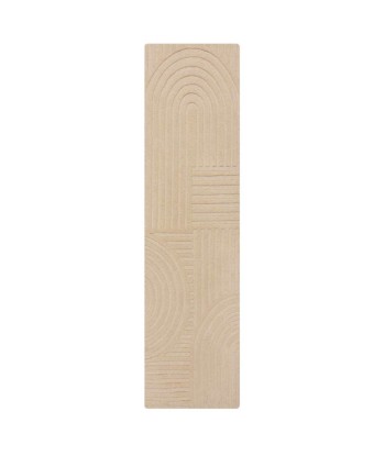 Tapis de couloir en laine Zen garden Beige soldes