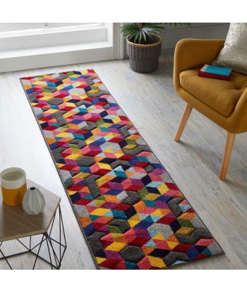 Tapis de couloir Dynamic Multicolore basket pas cher