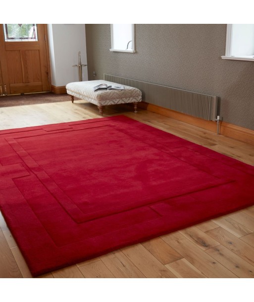 Tapis en laine Apollo rouge Vous souhaitez 