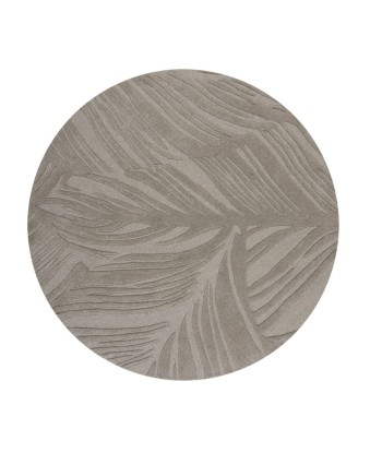 Tapis rond en laine Lino Gris 160x160cm solde