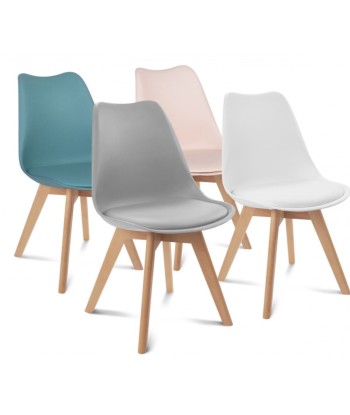 Lot de 4 chaises scandinaves 50-70% off 