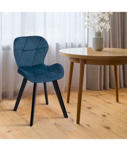 Lot de 2 chaises Daisy bleu chez Cornerstreet bien 