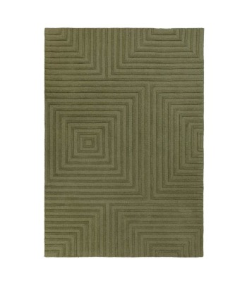 Tapis 100% laine Estela Vert 160x230cm la colonne vertébrale