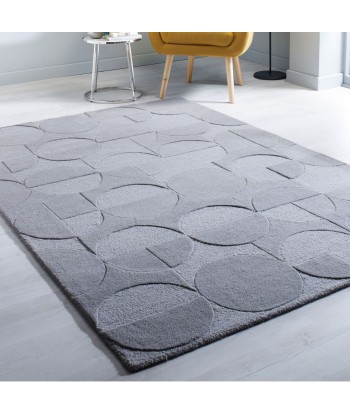 Tapis en laine Gigi Gris Paris Déstockage Promo