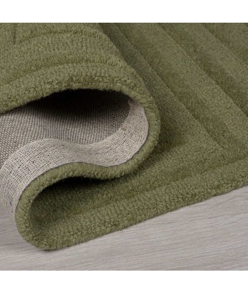 Tapis 100% laine Estela Vert 160x230cm la colonne vertébrale