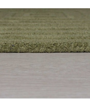 Tapis 100% laine Estela Vert 160x230cm la colonne vertébrale