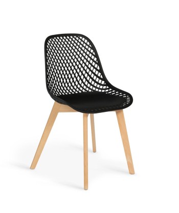 Lot de 6 chaises Maëlle noir chez Cornerstreet bien 