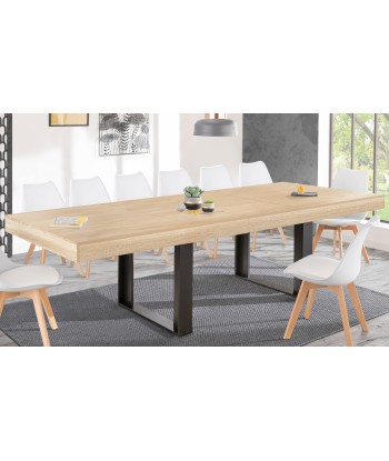 Table repas extensible Brixton 200cm à 300cm en stock